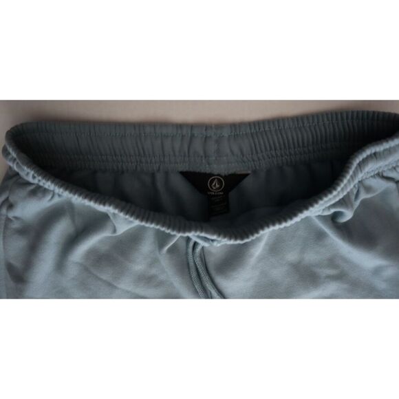 Volcom B0902402 Women's Sz S Blue Just Chill Mid-Rise Fleece Shorts - Picture 4 of 10